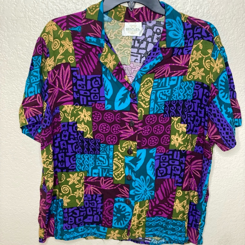 Bentley Multicolor Geometric Shirt